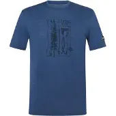 Super.natural - Fishing Adventure Tee - Merinoshirt Gr XXL blau