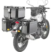 Kappa Moto Kl9050 Montage Seitenkoffer Silber Silber One Size