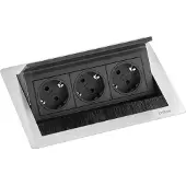Evoline 159370024900, 3 m, Drinnen, Aluminium, Schwarz, Grau, 3 AC-Ausgänge, 220-240 V