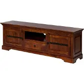 MASSIVMOEBEL24.DE TV-Board Akazie 170x40x55 nougat lackiert OXFORD #324