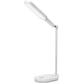 Platinet Luna Schreibtischlampe LED 10W verstellbar weiß