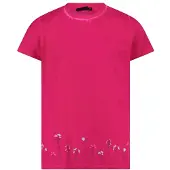 CMP - Girl's Slub Jersey T-Shirt - T-Shirt Gr 152 rosa