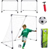 Pricenet Kinderfußballtor 2in1 143x110x70cm