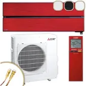 Mitsubishi Klimaanlage Set | MSZ-LN | Hyper Heating | Natural White | 5,0 kW Quick-Connect