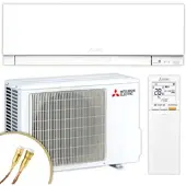 Mitsubishi Split Klimaanlage Set | MUZ/MSZ-EF25VGKW | 2,5 kW | Quick-Connect