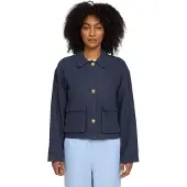 Mazine - Women's Short Linen Jacket - Freizeitjacke Gr XS blau
