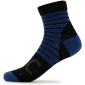 Stoic - Merino MTB Quarter Socks - Radsocken Gr 42-44 blau/schwarz