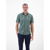 Lerros Kurzarmhemd "Floral bedrucktes Halbarmhemd, 100 % Baumwolle"