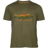 Pinewood Fish T-shirt green (100) S