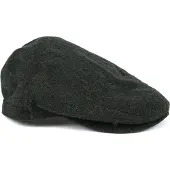 Barbour Barlow Flat Cap Herringbone Dunkelgrün