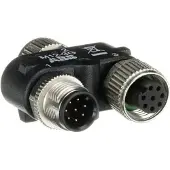 ABB M12-3G Y-Stecker mit M12-Anschlüssen von Adam OSSD M12-8 mit M12-8 Kabel 2TLA020055R0700