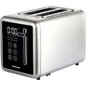 Heinner HTP-DD900BKSS, 2 Scheibe(n), Schwarz, Edelstahl, Edelstahl, Touchsteuerung, LCD, 900 W