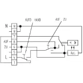 Eberle 111773751102 Klimaregler 5-30C, AC 230V, 1Wechsler, 6 A, Schalter Auto./Handbetrieb. Schalter Auf/Zu KLR-E 7037