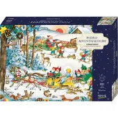 Korsch Verlag Puzzle-Adventskalender 'Weihnachtsumzug'