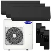 Carrier Multisplit Klimaanlage Set | High Line | schwarz | 3x2,5 kW