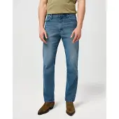 Wrangler Bootcut-Jeans "13MWZ", Herren, Gr. 38, Länge 32, blau (breeze hunter), Denim/Jeans, Obermaterial: 100% Baumwolle, bootcut fit lang, Jeans Bootcut-Jeans