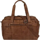 Spikes & Sparrow 1100000002199 "WEEKENDER", Gr. B/H/T: 50cm x 30cm x 22cm onesize, braun (cognac), Leder, Taschen 1100000002199, echt Leder