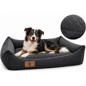 Odol-Plusz XL Hundebett Hundekissen Hundesofa Katzenbett 100x70 wasserdicht Graphit