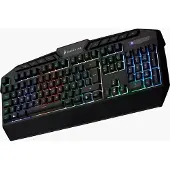 Verbatim KingPin, Kabelgebunden, USB, Membran Key Switch, QWERTY, RGB-LED, Schwarz