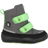 Affenzahn Winterstiefel - Tex - Bequem - Grau/Neongrün - - 32 - Winterstiefel