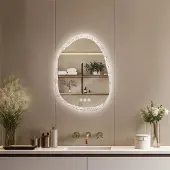 OEM LED-Badspiegel 70x90cm dimmbar Anti-Nebel