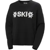 Helly Hansen Women's Bliss Ski Knit Sweater black (990) XS