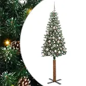 vidaXL Schlanker Weihnachtsbaum Grün 180 cm