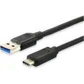 Equip USB 3.2 Gen 1 C auf A Kabel, M/M, 1.0m, 5Gbps, Schwarz, 1 m, USB A, USB C, USB 3.2 Gen 2 (3.1 Gen 2), Männlich/Männlich, Schwarz