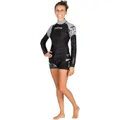 Mares Ultra Skin Damen-rashguard Mit Langen Ärmeln Schwarz L Damen Schwarz L