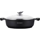 Pricenet Royalty Line RL-BR32M: Flache Marmor-Suppenpfanne 32cm