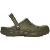 Crocs Baya Lined Clogs Uni Hausschuhe mit Warmfutter Army Green 46-47 EU