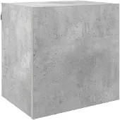 DKD Home Decor 5-tlg. Wohnwand Betongrau Holzwerkstoff