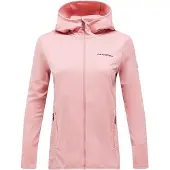 Peak Performance - Women's Light Zip Hood - Fleecejacke Gr M rosa