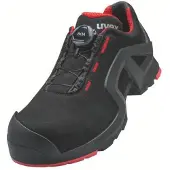 Uvex 65671, Männlich, Erwachsener, Sicherheitsschuhe, Schwarz, Rot, ESD, S3, SRC, Speed-Schnürsenkel