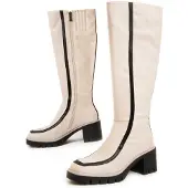 Montevita Heel Boot Linne Weiß