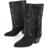 Montevita Stiefelette mit Absatz, Faldde2 Schwarz