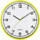 MPM -Quality Wanduhr Magit rund 255 mm Kunststoff leises Sweep-Uhrwerk