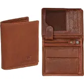 Mustang Udine Brieftasche Universal Leder Premium Wallet Cognac 06.102031 Leder