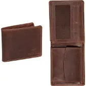 Mustang Leder Geldbörse Udine Wallet Brown braun