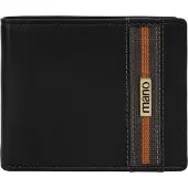 Mano Geldbörse Querformat Herren 021558 schwarz