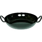 Riess Schlemmerpfanne Ø16cm Servierpfanne Classic Schwarz Emaille