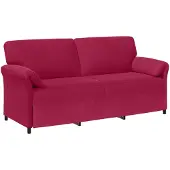 vidaXL Sofa Set 2 stk. Weinrot Samt