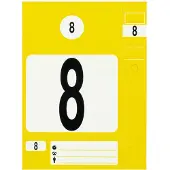 Ks Tools Schlüsselanhänger-Set, 300 Stück gelb - 500.8017 - gelb