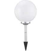 Dapo Leuchten Solar Kugelleuchte Ola 25cm mit Erdspieß Kunststoff IP44
