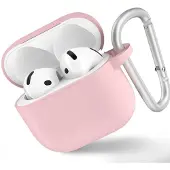 BlueO – Liquid-Silikon-Schutzhülle für AirPods 4 – sandrosa