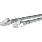 METZ CONNECT Patchkabel Cat.6A AWG 26, LSOH, grau, 4 m
