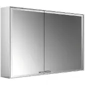 Emco prestige 2 Lichtspiegelschrank, Aufputzmodell, 988mm, breite Tür rechts, 989707006, Ausführung: ohne light system