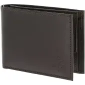 OXMOX Leder Geldbörse Leather RFID Protect Pocketbörse Ox 2.0 Embossed Brown dunkelbraun