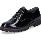 Waldlaufer Damen Schnürschuh schwarz Lack 7