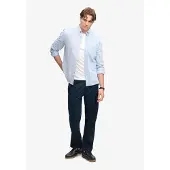 Superdry für Herren. M7011511A Marineblaue Slim-Taper-Cargohose (36/32), Lässig, Baumwolle